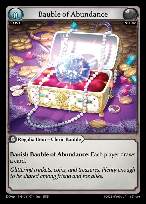 [Norm] Bauble of Abundance [DOAp011-C]