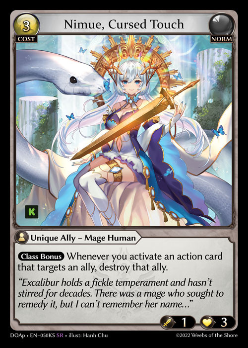 [Norm] Nimue, Cursed Touch [DOAp050KS-SR]