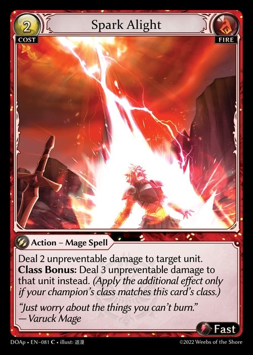 [Fire] Spark Alight [DOAp081-C]