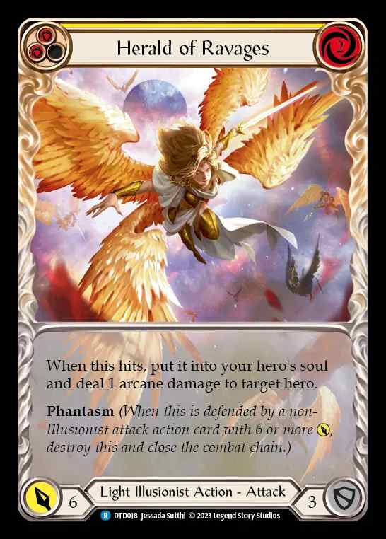 [Light Illusionist] Herald of Ravages [DTD018-R] (yellow)