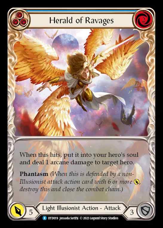 [Light Illusionist] Herald of Ravages [DTD019-R] (blue)