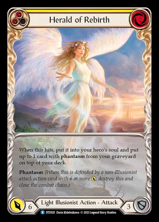 [Light Illusionist] Herald of Rebirth [DTD021-R] (yellow)
