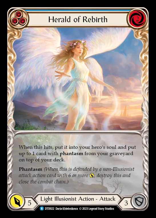 [Light Illusionist] Herald of Rebirth [DTD022-R] (blue)