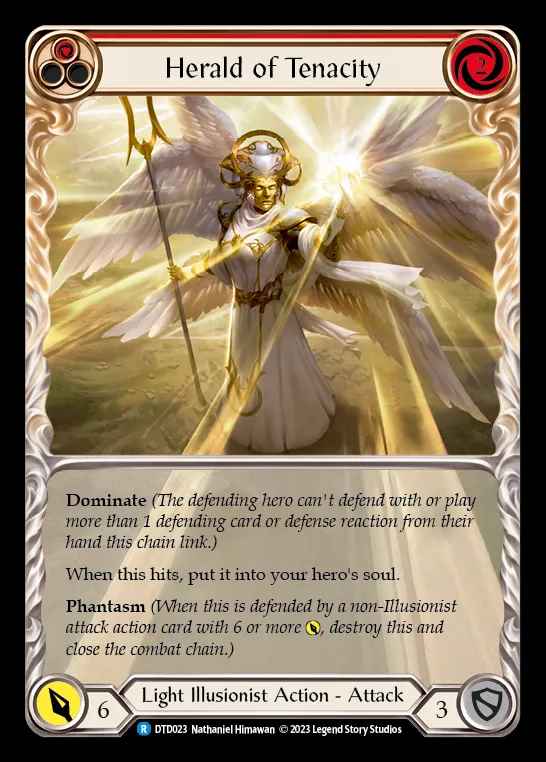 [Light Illusionist] Herald of Tenacity [DTD023-R] (red)