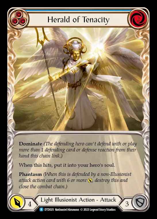 [Light Illusionist] Herald of Tenacity [DTD025-R] (blue)