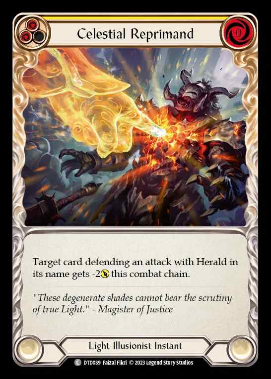 [Light Illusionist] Celestial Reprimand [DTD039-C] (yellow)