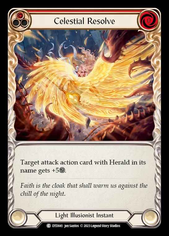 [Light Illusionist] Celestial Resolve [DTD041-C] (red)