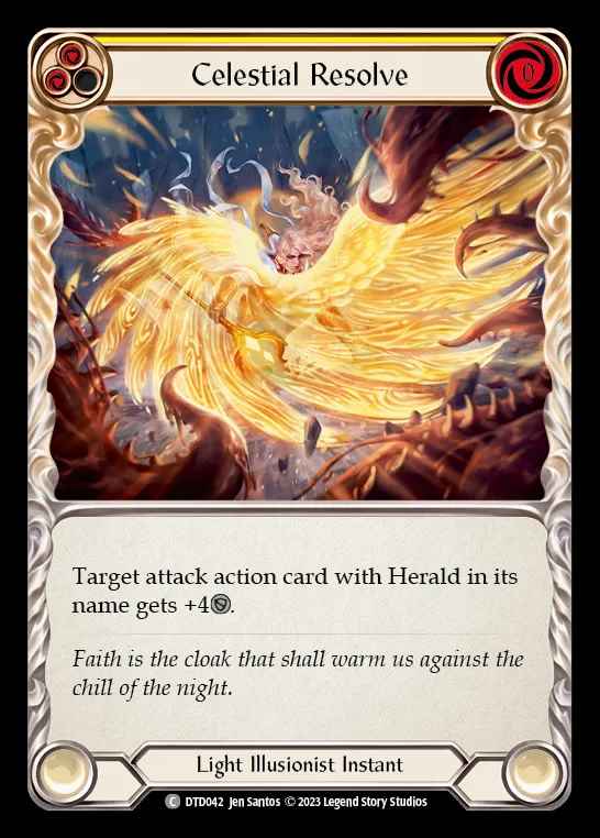 [Light Illusionist] Celestial Resolve [DTD042-C] (yellow)