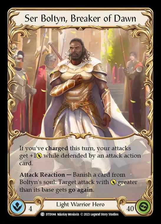 [Light Warrior] Ser Boltyn, Breaker of Dawn [DTD044-C]