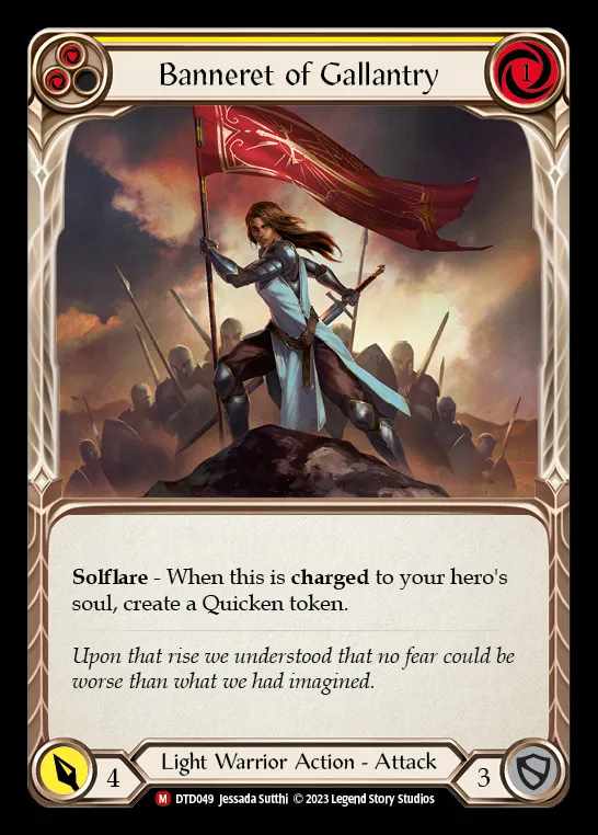 [Light Warrior] Banneret of Gallantry [DTD049-M]