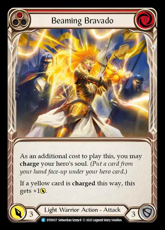 [Light Warrior] Beaming Bravado [DTD057-R] (red)