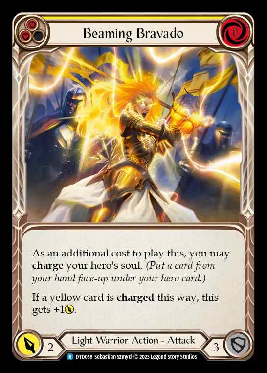 [Light Warrior] Beaming Bravado [DTD058R] (yellow)