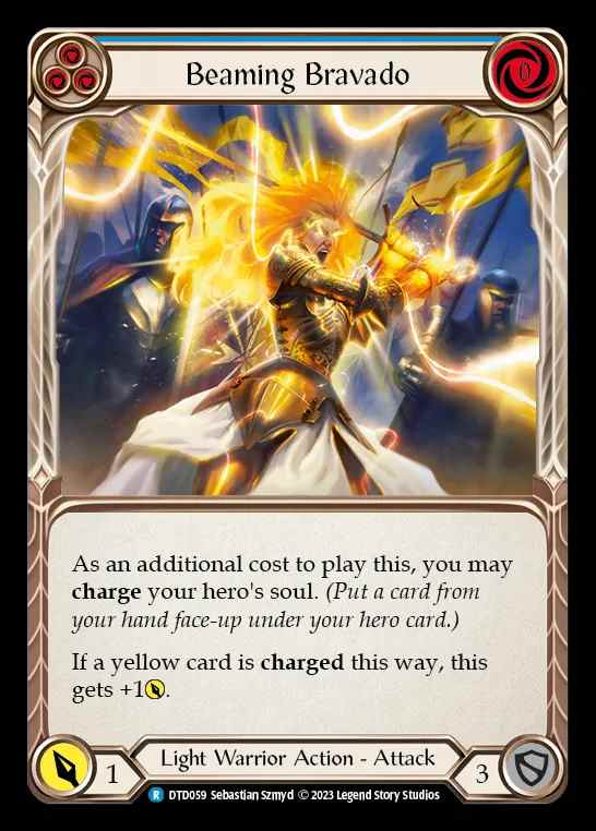 [Light Warrior] Beaming Bravado [DTD059-R] (blue)