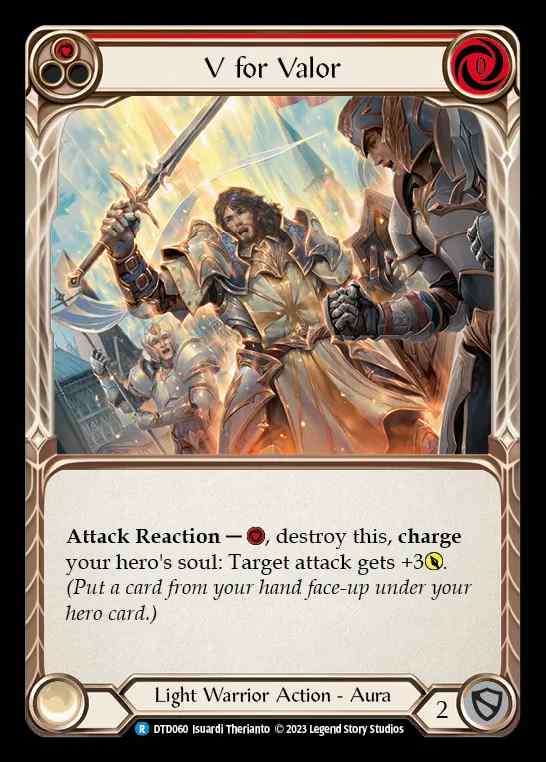 [Light Warrior] V for Valor [DTD060-R] (red)
