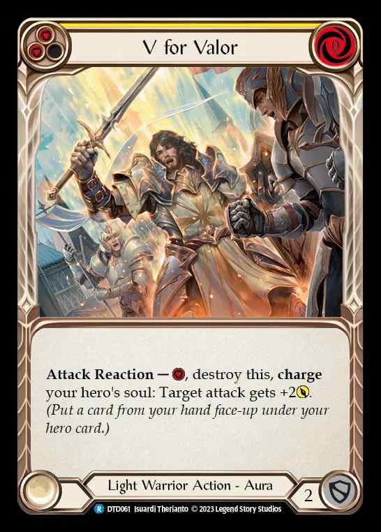 [Light Warrior] V for Valor [DTD061-R] (yellow)