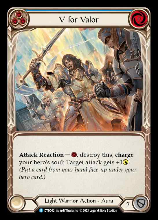[Light Warrior] V for Valor [DTD062-R] (blue)