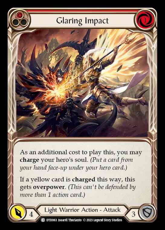[Light Warrior] Glaring Impact [DTD063-C] (red)