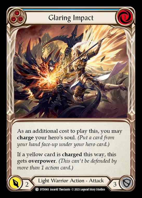 [Light Warrior] Glaring Impact [DTD065-C] (blue)