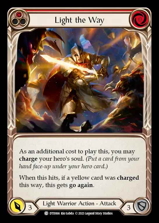 [Light Warrior] Light the Way [DTD066-C] (red)