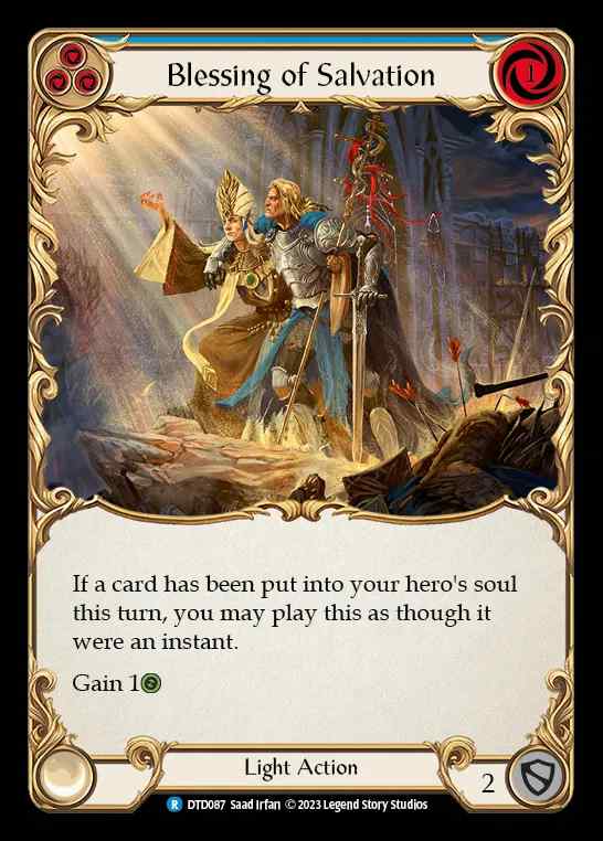[Light] Blessing of Salvation [DTD087-R] (blue)