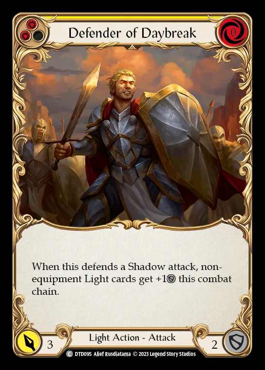 [Light] Defender of Daybreak [DTD095-C] (yellow)