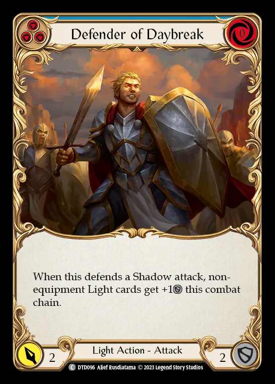[Light] Defender of Daybreak [DTD096-C] (blue)