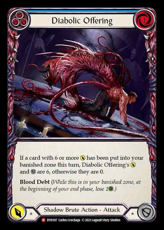 [Shadow Brute] Diabolic Offering [DTD107-M]