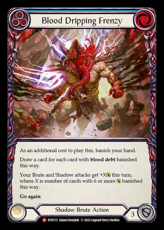 [Shadow Brute] Blood Dripping Frenzy [DTD111-M]
