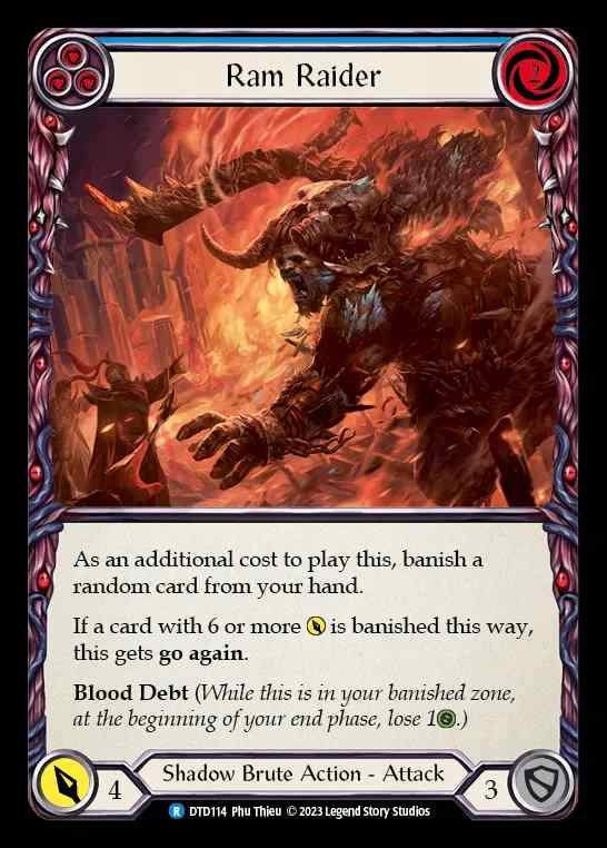 [Shadow Brute] Ram Raider [DTD114-R] (blue)