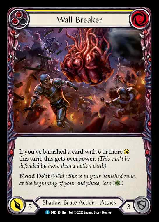 [Shadow Brute] Wall Breaker [DTD116-R] (yellow)
