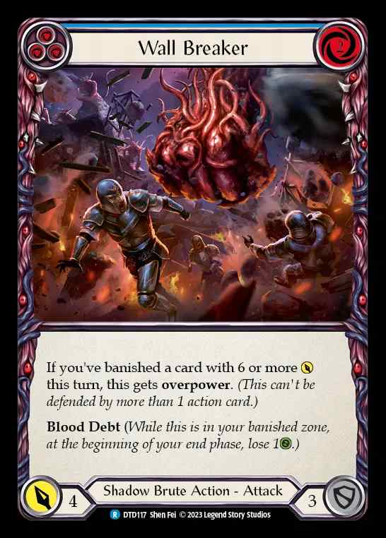 [Shadow Brute] Wall Breaker [DTD117-R] (blue)