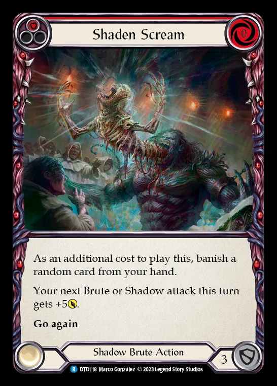 [Shadow Brute] Shaden Scream [DTD118-R] (red)