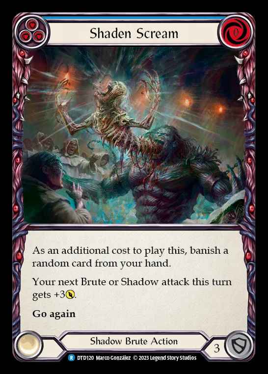 [Shadow Brute] Shaden Scream [DTD120-R] (blue)