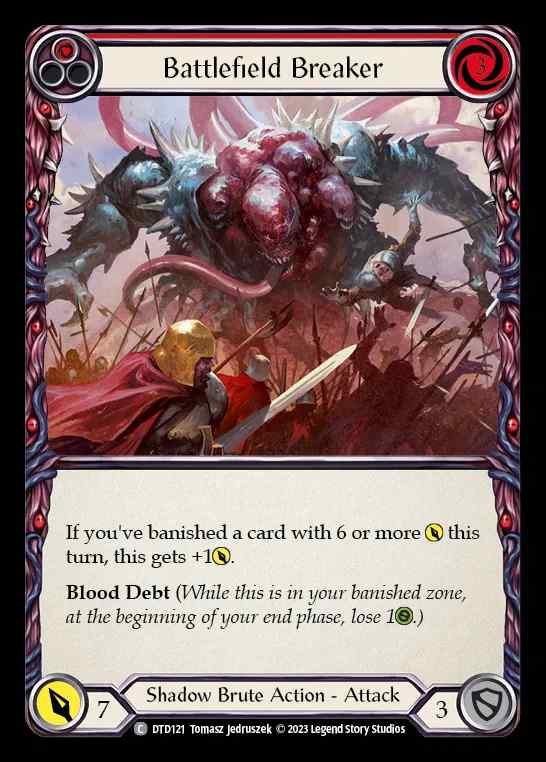 [Shadow Brute] Battlefield Breaker [DTD121-C] (red)