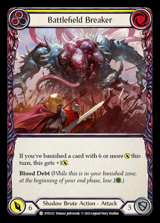 [Shadow Brute] Battlefield Breaker [DTD122-C] (yellow)