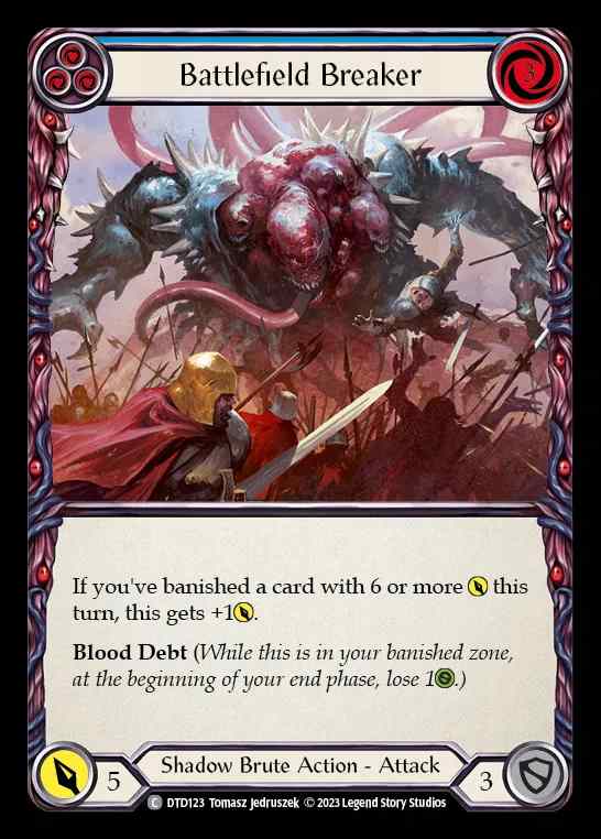 [Shadow Brute] Battlefield Breaker [DTD123-C] (blue)
