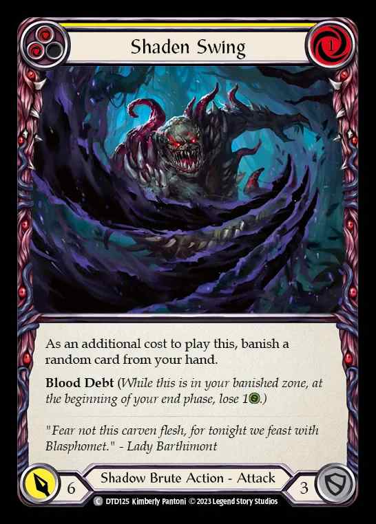 [Shadow Brute] Shaden Swing [DTD125-C] (yellow)