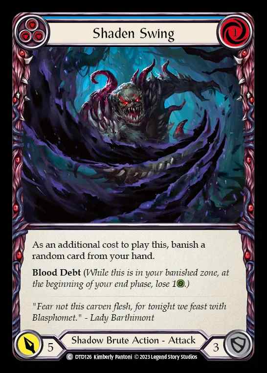 [Shadow Brute] Shaden Swing [DTD126-C] (blue)