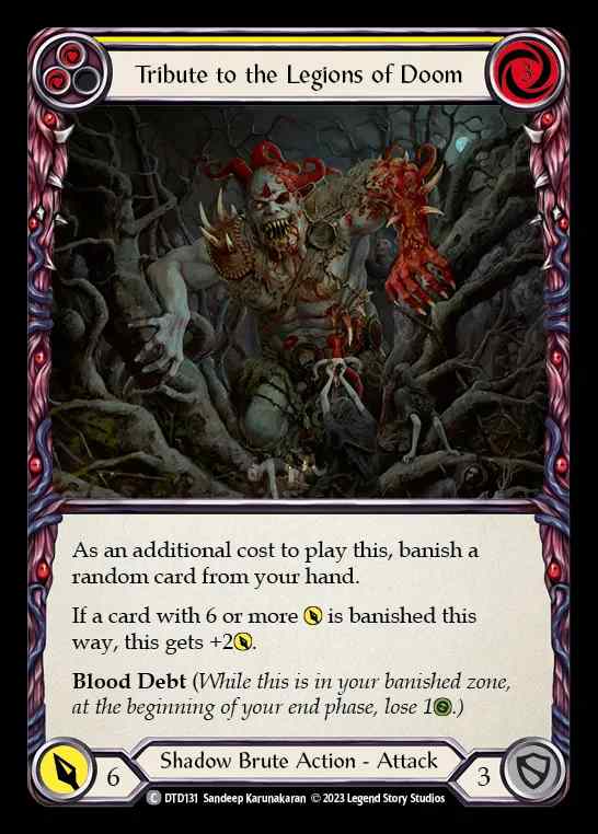 [Shadow Brute] Tribute to the Legions of Doom [DTD131-C] (yellow)