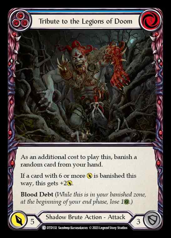 [Shadow Brute] Tribute to the Legions of Doom [DTD132-C] (blue)