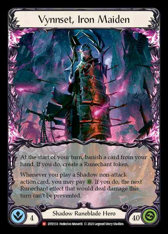 [Shadow Runeblade] Vynnset, Iron Maiden [DTD133-M]
