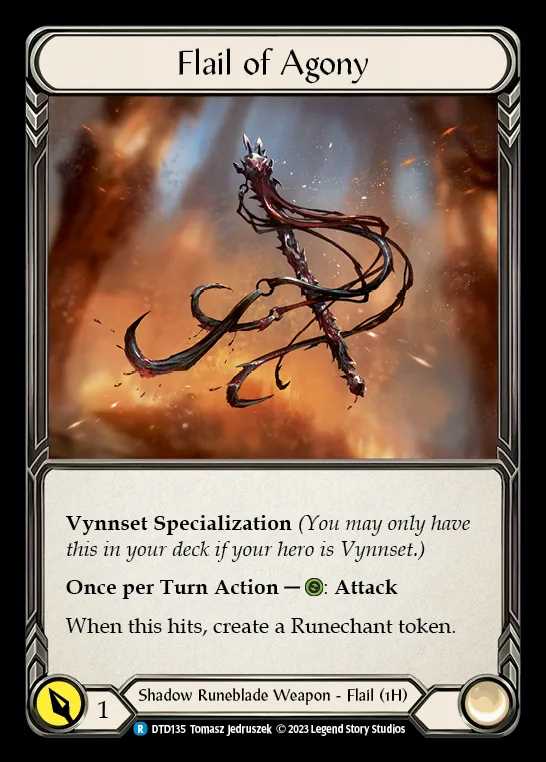 [Shadow Runeblade] Flail of Agony [DTD135-R]