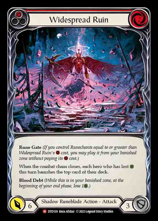[Shadow Runeblade] Widespread Ruin [DTD139-M]