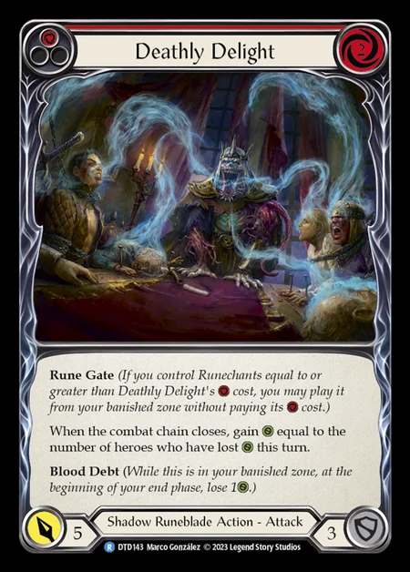 [Shadow Runeblade] Deathly Delight [DTD143-R] (red)