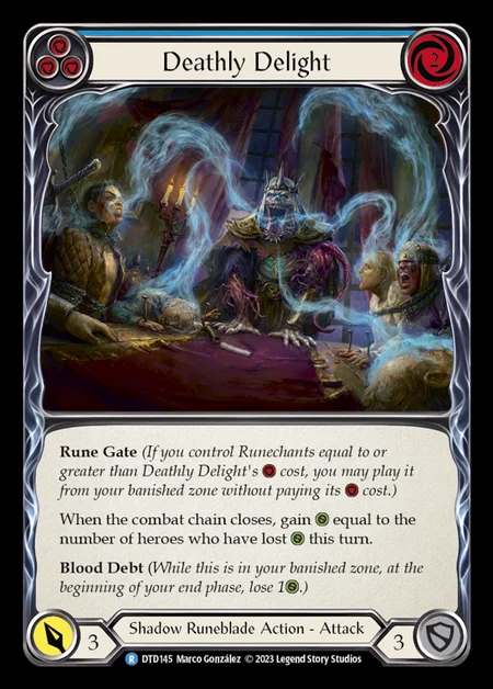 [Shadow Runeblade] Deathly Delight [DTD145-R] (blue)