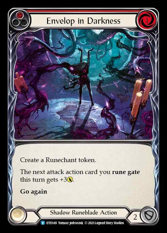[Shadow Runeblade] Envelop in Darkness [DTD149-R] (red)