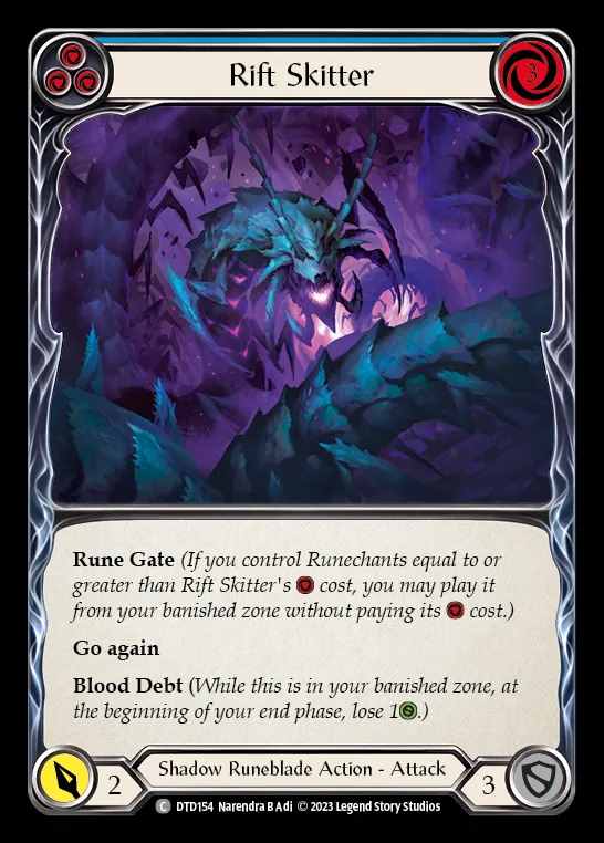 [Shadow Runeblade] Rift Skitter [DTD154-C] (blue)