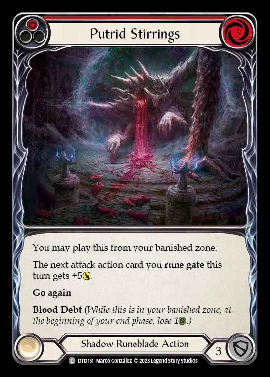 [Shadow Runeblade] Putrid Stirrings [DTD161-C] (red)