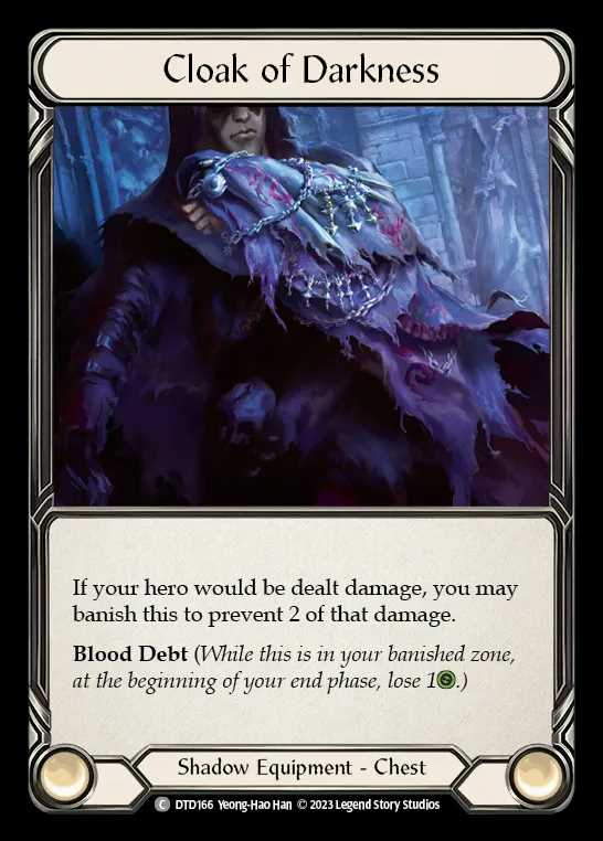 [Shadow] Cloak of Darkness [DTD166-C]