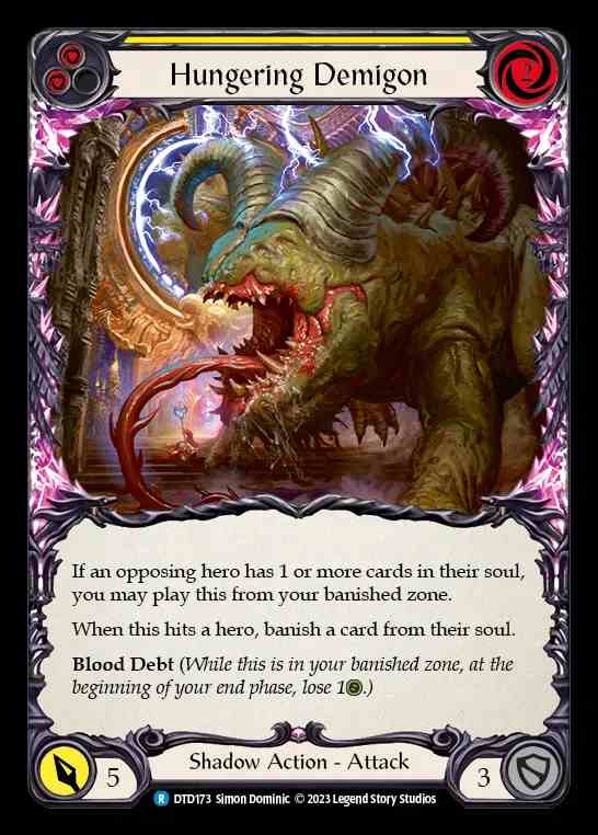 [Shadow] Hungering Demigon [DTD173-R] (yellow)